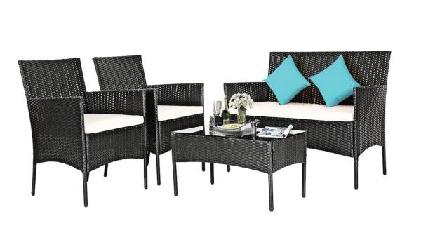Costway Outdoor Furniture 4-Piece Set only $109.99 shipped!
